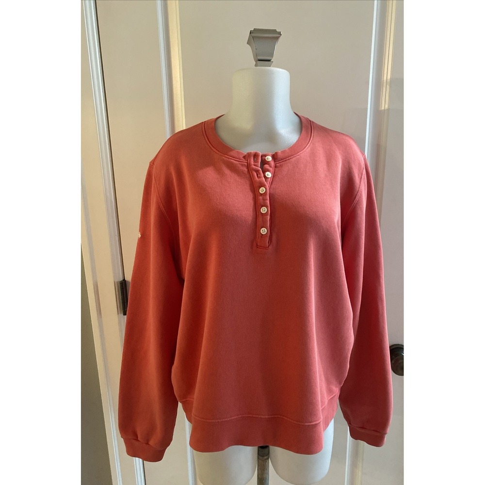 Marea French Terry Melon Pullover Sweatshirt Lounge Activewear Size Medium